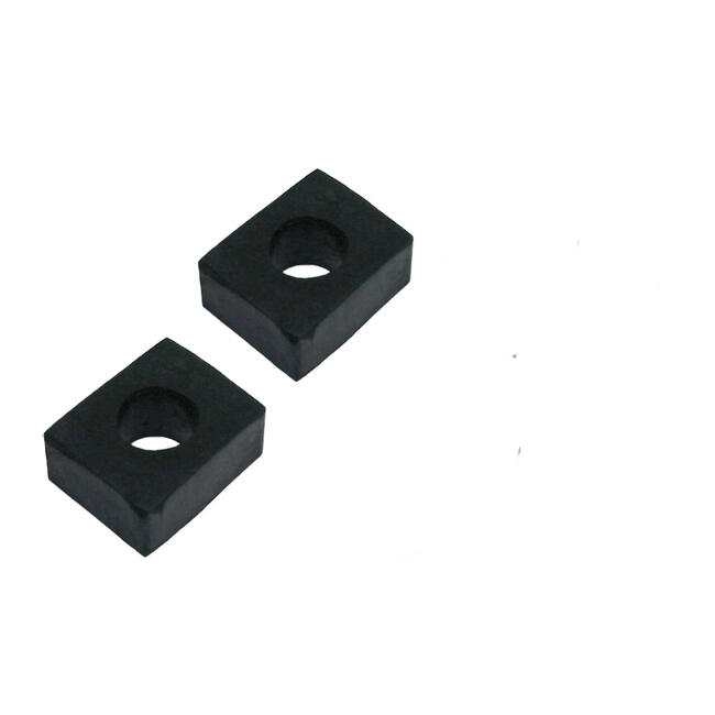 Rubber tussen carrosserie en vooras onderzijde (10 mm) (Set). 111899115A