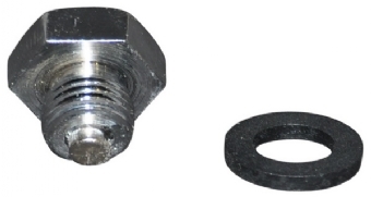 Olieaftap plug met ring, magnetisch M14x1.5