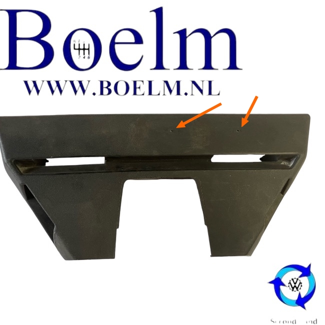 Gebruikte Beschermkap middenconsole / verwarming Zwart T25/T3 bus 251259135