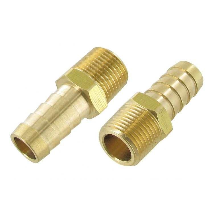 Olieslang aansluitstuk recht (Set). 3/8 schroefdraad > 1/2 slang (12,7 mm)  Olieslang aansluitstuk recht (Set). 3/8 schroefdraad > 1/2 slang (12,7 mm)