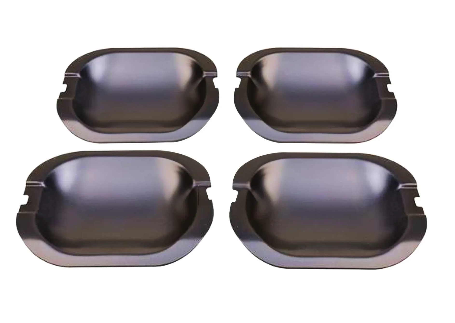 Deurschelp deurgreep Golf 3 / Vento 4-deurs zwart. (set van 4)