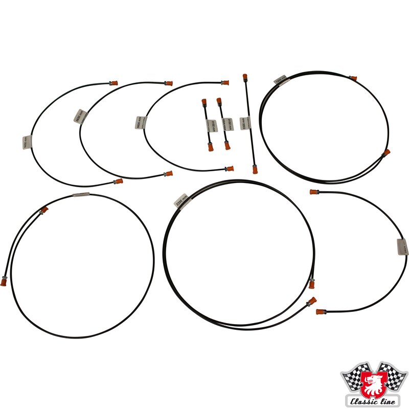 Remleidingset T25 / T3 82/83 251698005B (Zonder rembekrachtiger) Remleidingset T25 / T3 82/83 251698005B (Zonder rembekrachtiger)