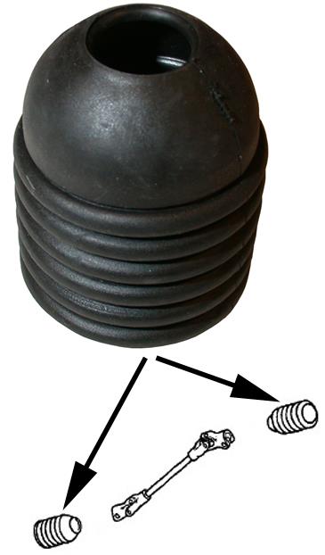 Stofhoes stuuras Kever, rubber 113415979B