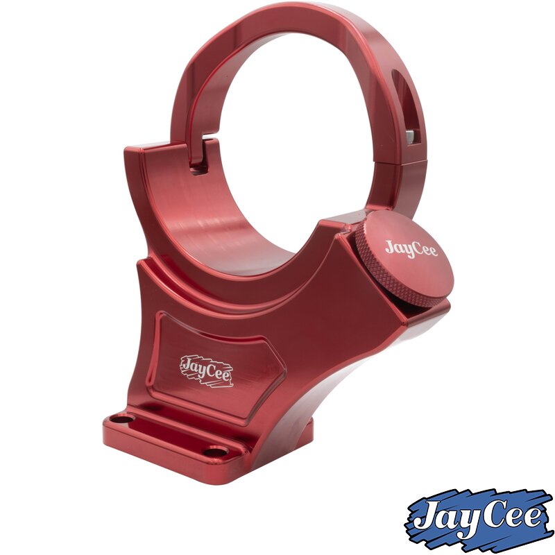 Dynamosteun rood geanodiseerde aluminium (billet) JayCee