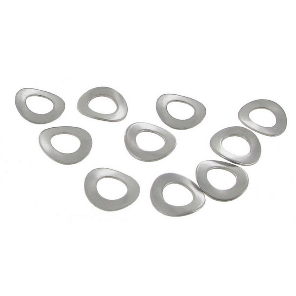 M6 Veerring RVS: 10 stuks  N0122265