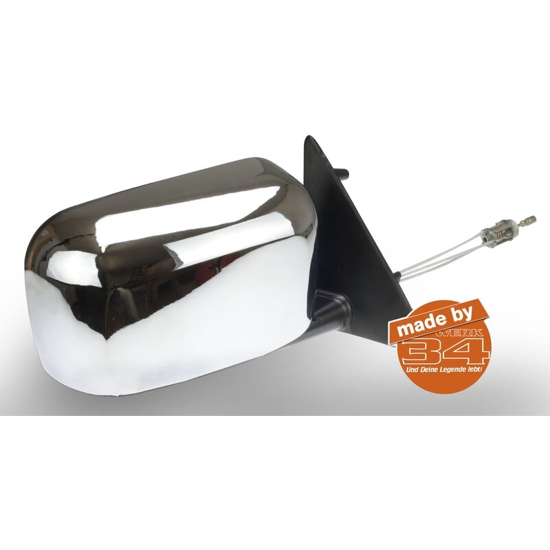 Set buitenspiegel kappen chrome Golf 2 (08/87-12/92) 191857132C