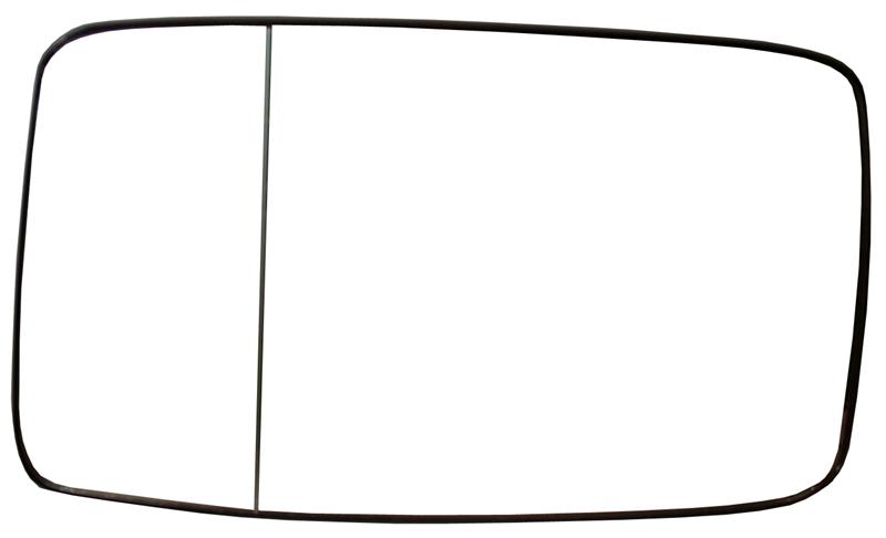 Spiegelglas buitenspiegel links met dodehoek gedeelte