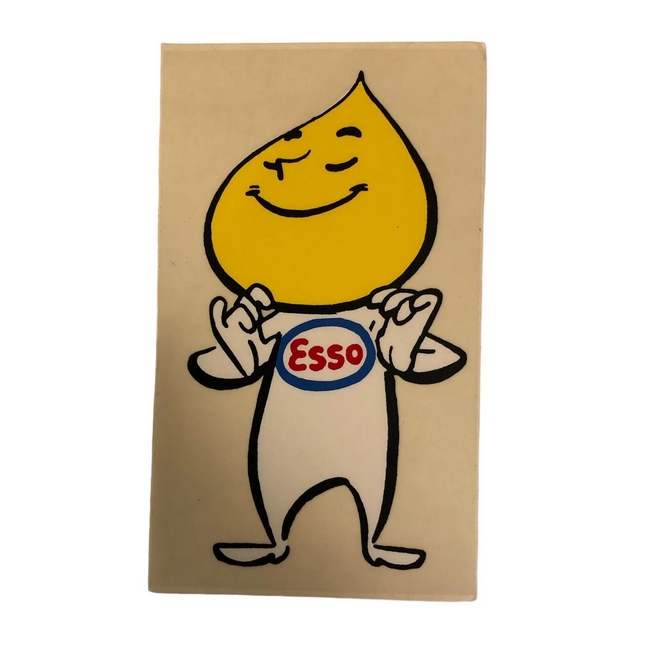 Sticker "Esso Mann" 8x13cm (buitenzijde / transparant)