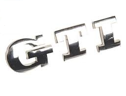 Origineel GTI embleem achterklep Golf 4 / Polo 6N 6n0853675