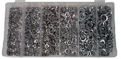 Assortiment veerringen / sluitringen 1200 delig BGS8053