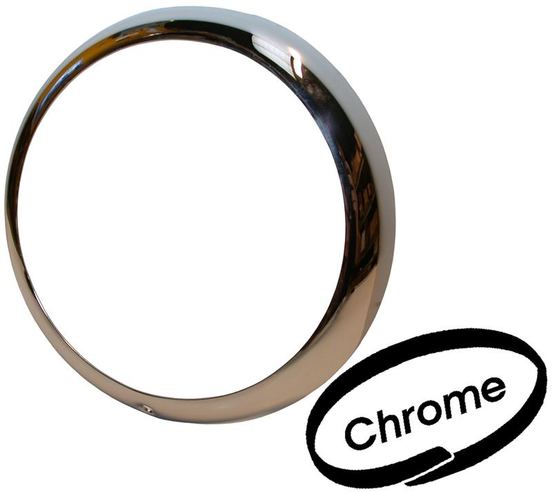 Koplamp ring, chroom Karmann Ghia 141941177