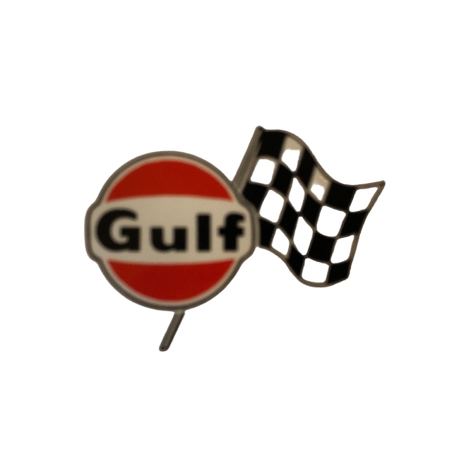 Sticker "Gulf"  14x11cm (binnenzijde / transparant)